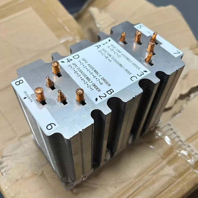 议价特斯拉V100 SXM2散热器，5根铜管设计，高度11厘米，