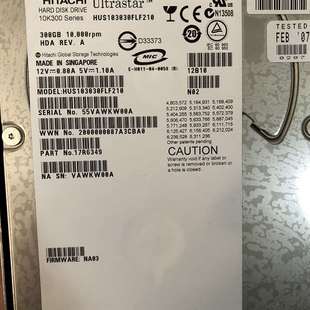 {议价}日立300GB HUS103030FLF210服务器硬盘