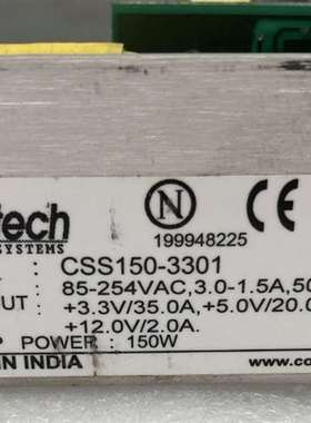{议价}CSS150-3301工业工控设备电源+3.3V35A+5V