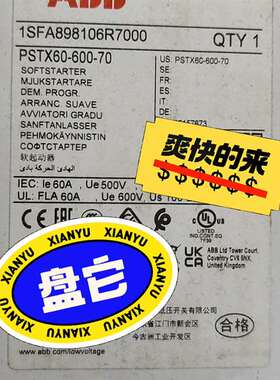 {议价}PSTX60-600-70 ABB软启动器 仅拆封