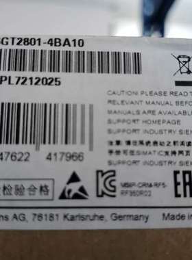 {议价}6GT2801-4BA10 电源模块正品