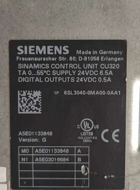 议价西门子 6SL3040-0MA00-0AA1原装拆机，实图