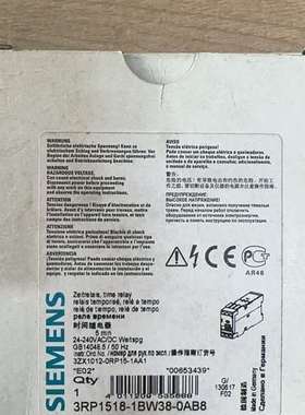 {议价}时间继电器 3RP1518-1BW38-0AB8