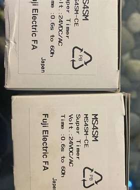 {议价}MS4SM-CE 24VDC/AC，富士时间继电器，