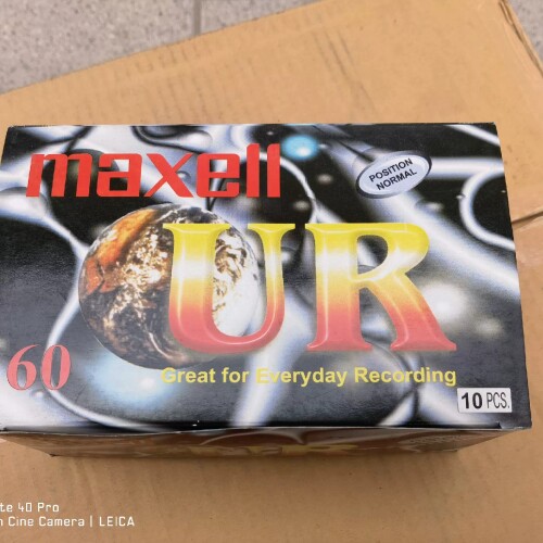 议价麦克赛尔UR60空白磁带万盛60分钟磁带录音带未拆封