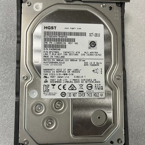 议价HGST日立 HUS726040ALS210 4T 3.5寸