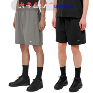 NikeLab Solo Swoosh 重磅法式毛圈刺绣运动休闲短裤 DX0818-029