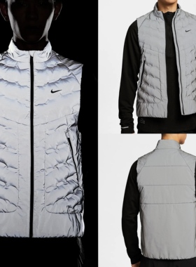 Nike Therma-FIT ADV 男子跑步保暖反光棉马甲背心 IM6279-027