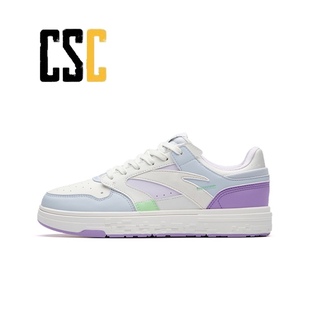 安踏女鞋街顽板鞋轻便透气防滑耐磨时尚低帮运动休闲鞋122238066