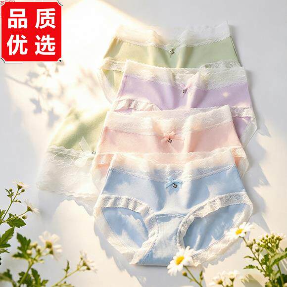 10A抗菌内裤女加长纯棉底