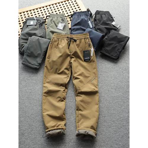 出口订单！加绒保暖！25秋冬防风防水加厚保暖抗寒冲锋裤登山裤潮