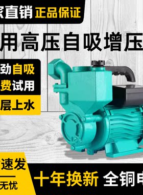 家用增压大吸力220V高压自吸泵