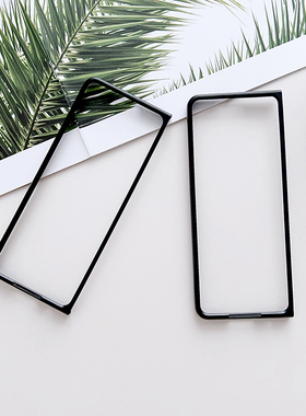 适用于前壳边框手机壳硬保护套小米mixfold2简约时尚防滑保护壳磨砂PC边框MIXFOLD3简约商务保护套