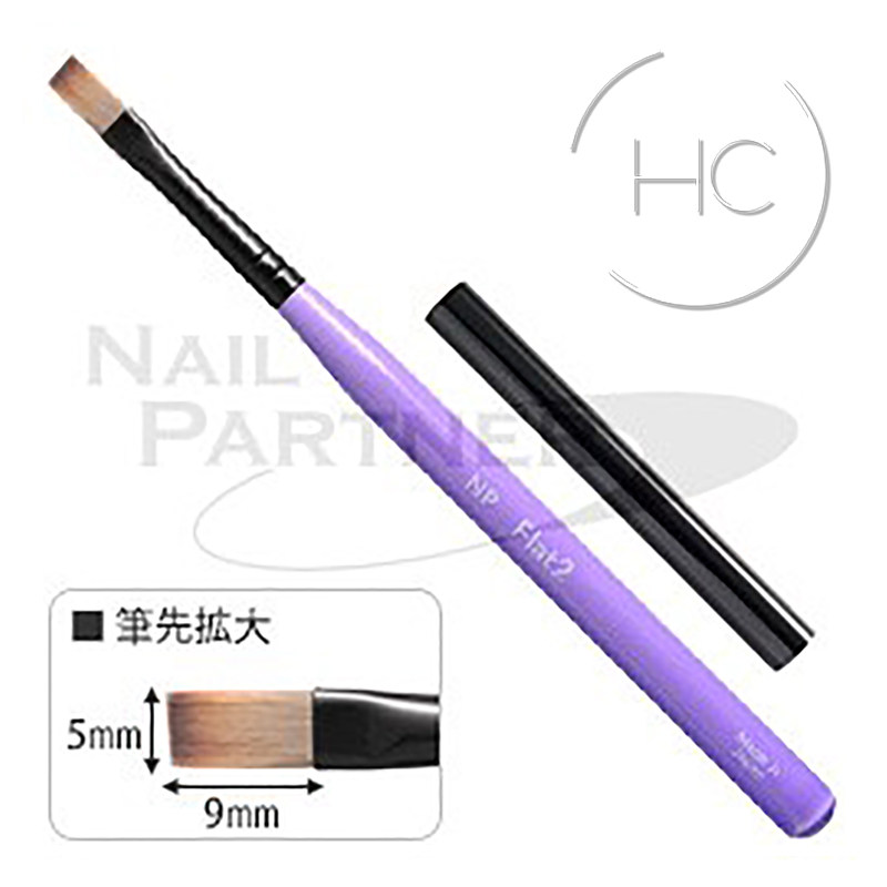 日本进口美甲 NP  平口笔 线条笔 美甲笔 光疗笔 凝胶笔 彩绘笔