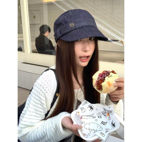 清冷感牛仔马术帽子女