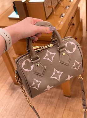 包包女式2026新款大象灰nano枕头speedy20高级感百搭手提斜挎印花