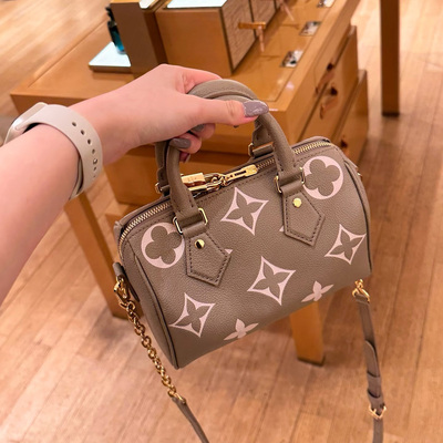 包包女式2026新款大象灰nano枕头speedy20高级感百搭手提斜挎印花