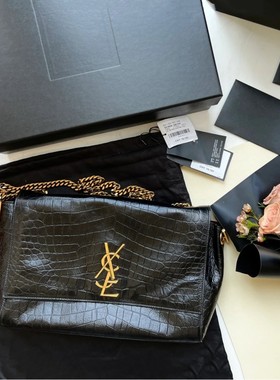 包包女式202新款流浪包信封包中古麂皮包双面kate链条斜跨高级感