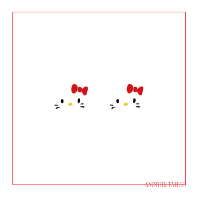 AnOtherTattoo纹身贴迷你猫