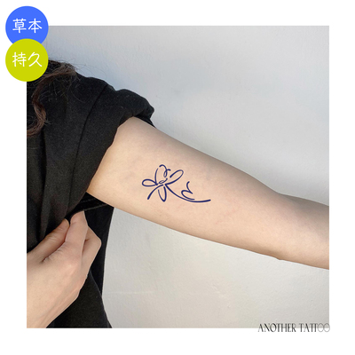 ins洋气花花草本纹身贴