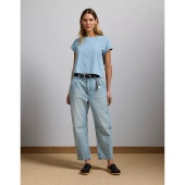 褶裥弯刀牛仔裤 美系AE 两色 Pleated Barrel 复古高端线 女款