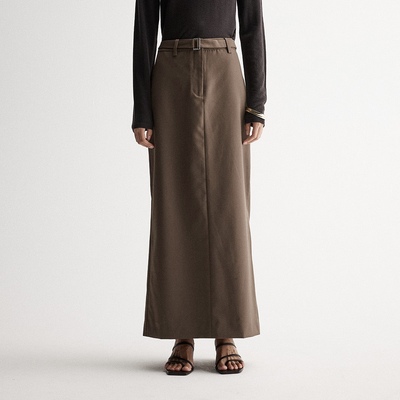 墨尔本EC老钱风极简西装半身裙