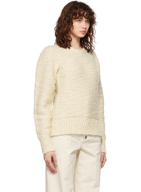 法系IM 女款 $725 Sybille羊毛粗针短款套头针织衫毛衣