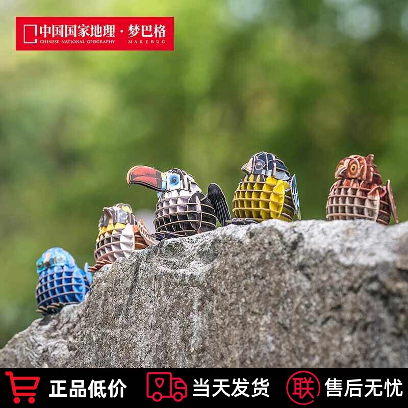 拼插立体纸质模型中国国家地理梦
