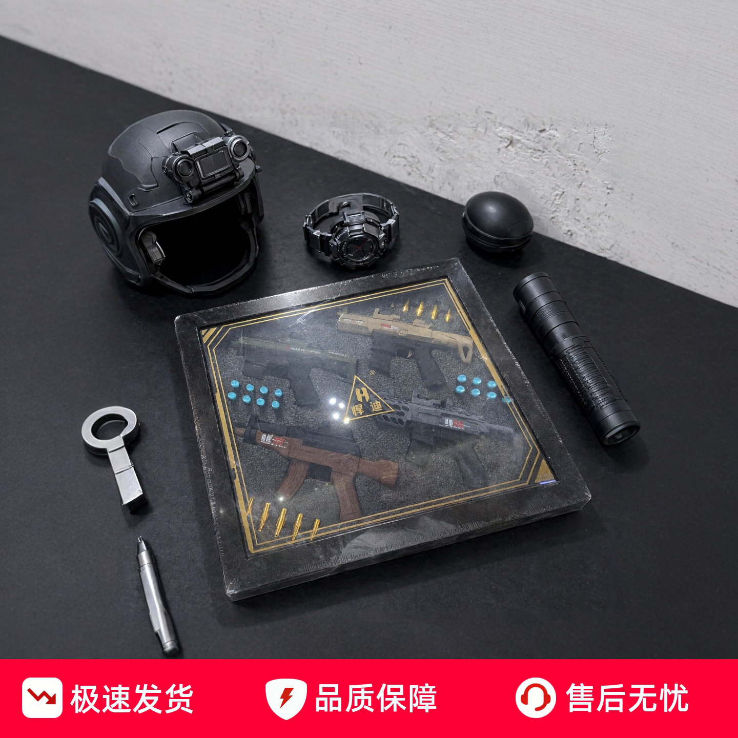 悍迪玩具枪套装巴雷特手动抛壳软弹枪ak47格洛克左轮男孩手枪礼物图片