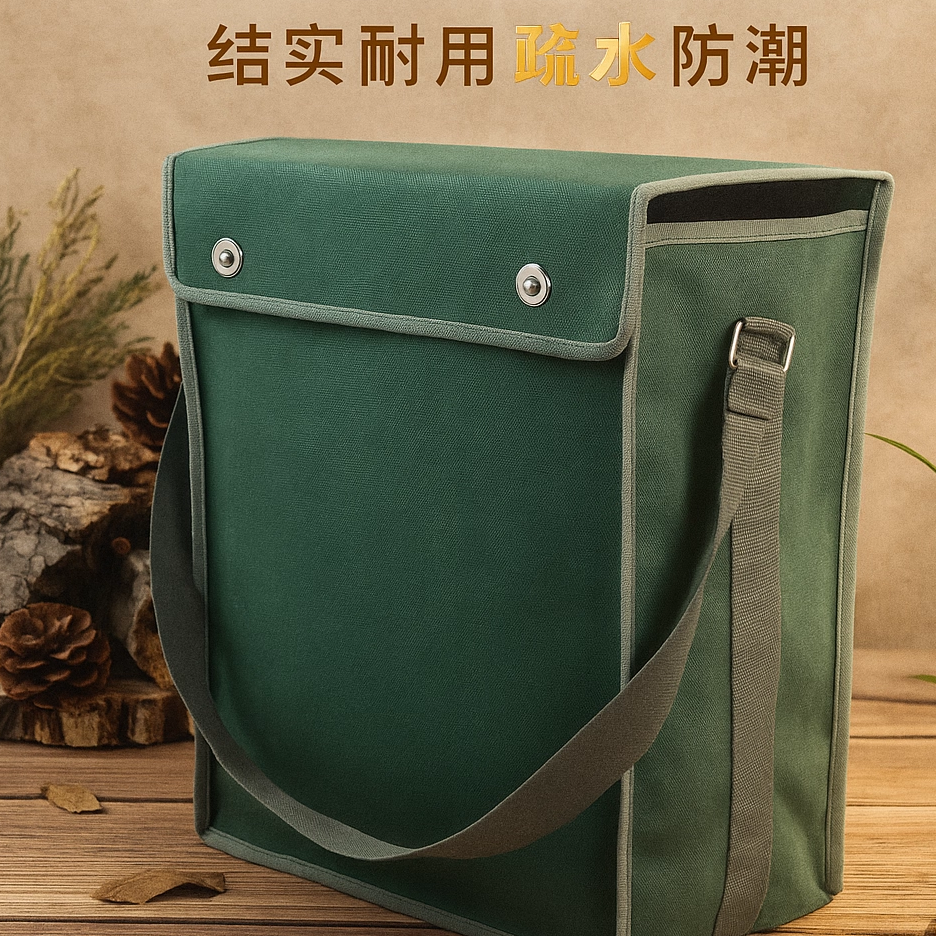 工地工具包加厚帆布耐磨大号维修五金工具挎包水电帆布包加厚结实