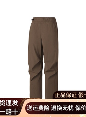 Skechers斯凯奇秋季时尚潮流抗皱透气舒适褶皱梭织长裤P325W152