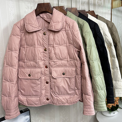 2024年新款轻薄羽绒服洋气翻领