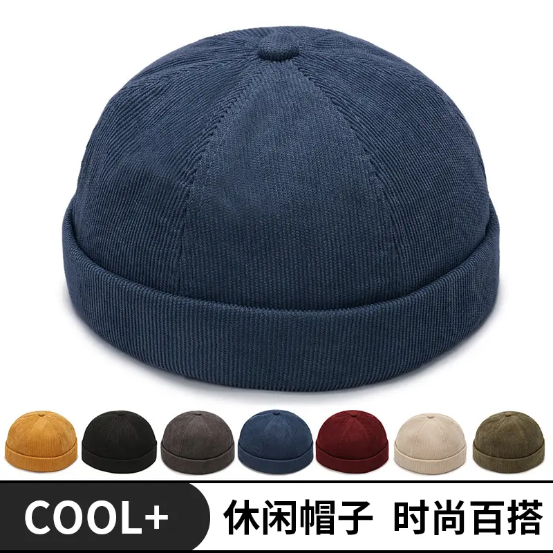 地主帽男四季款透气遮阳女士嘻哈瓜皮帽潮流雅痞寸头帽子休闲户外