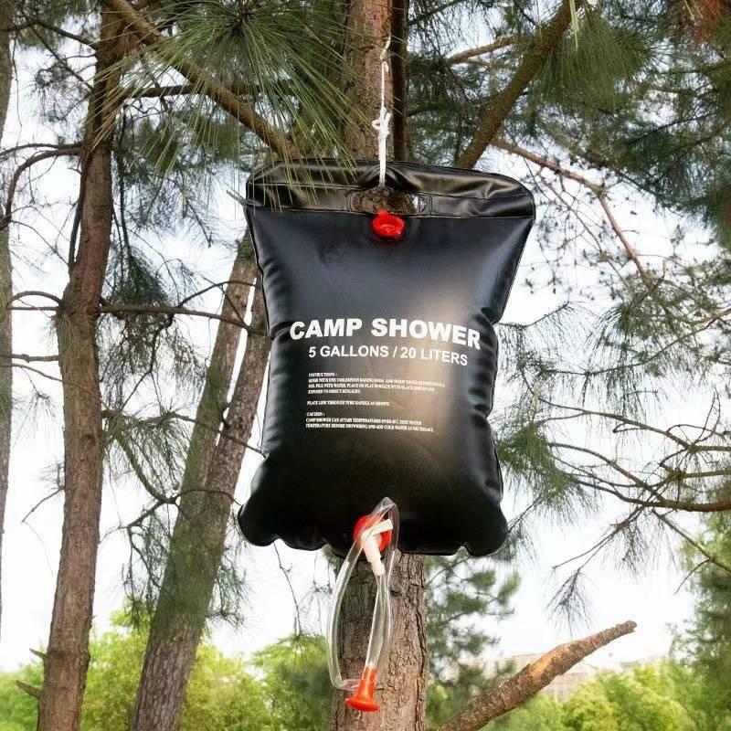 户外淋浴洗澡水袋神器晒水袋太阳能沙滩冲凉热储水袋车顶露营便携