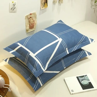 枕头套装 宿舍家用 成人棉枕套一对家用单个48x74cm夏季 2023新款