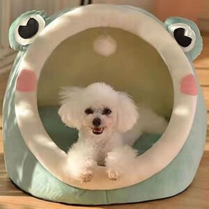 狗狗窝四季通用可拆洗猫睡觉的屋别墅房子小型犬泰迪冬天保暖宠物