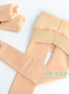 拉贝拉757安瓶裤3800D加绒加厚光腿神器女冬款保暖打底踩脚连裤袜