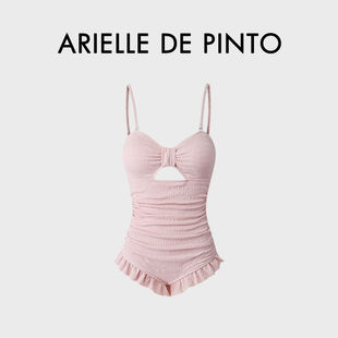 法国ARIELLE DE PINTO 高颜值泳衣女网红风仙纯欲性感游泳衣遮肚