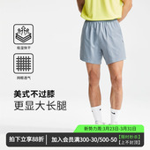 宽松透气跑步四分裤 男户外速干裤 5400 网眼健身运动短裤 维特客美式