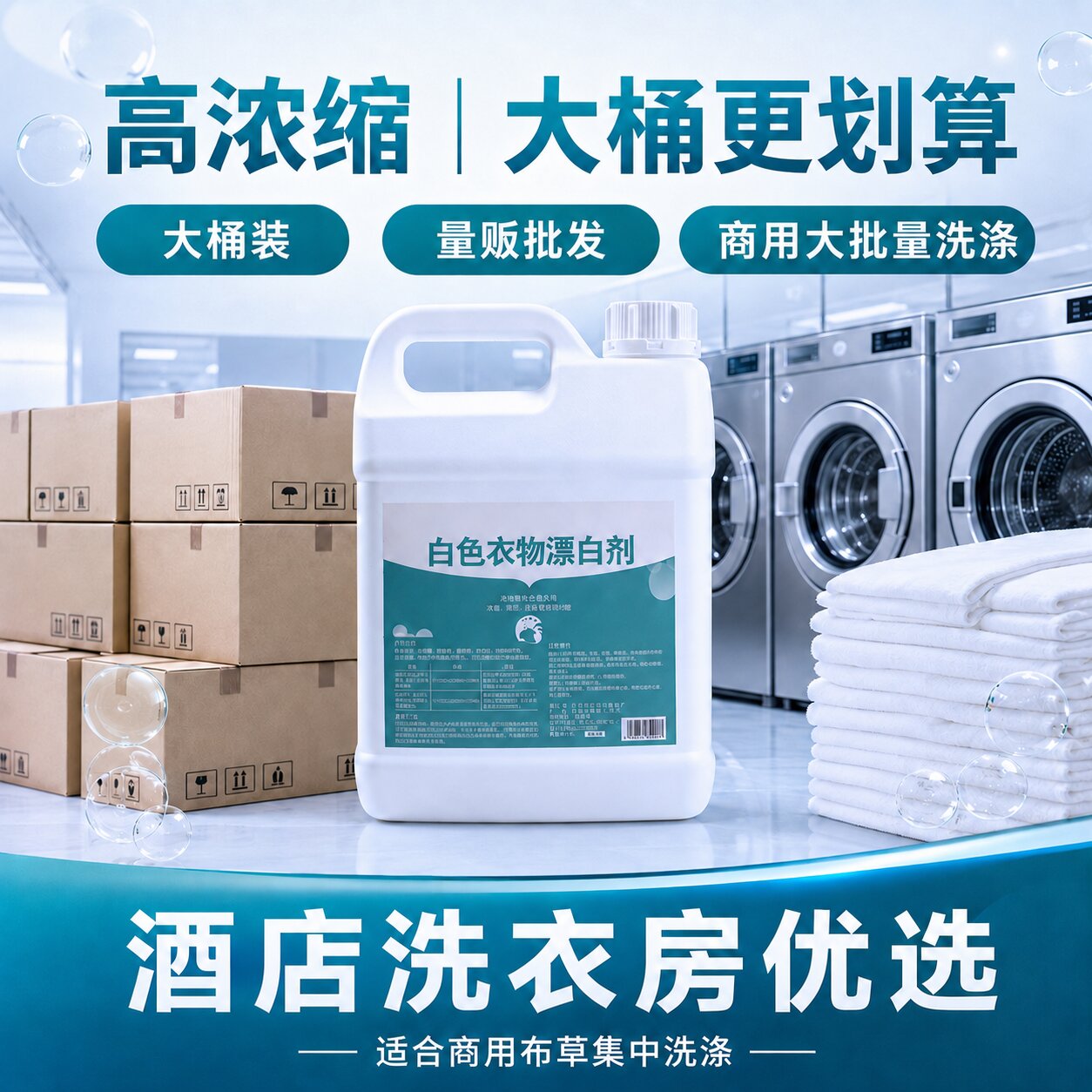 家用酒店宾馆商用漂白水大桶