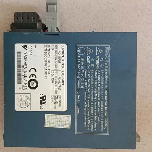 可维修Yaskawa SJDE-04APA伺服驱动器，400W，2议价