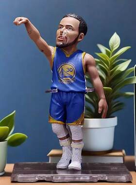 NBA手办詹姆斯哈登库里汤普森篮球萌神模型人偶摆件玩具送男朋友