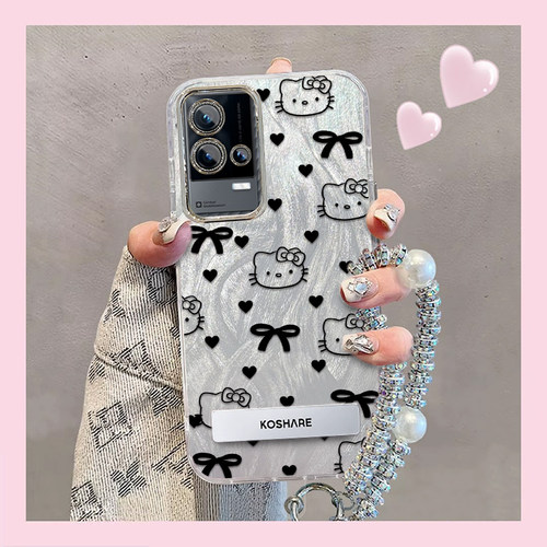 精孔kt猫iQOO8Pro手机壳V2141A情侣全包防摔软高级男女可爱套外壳