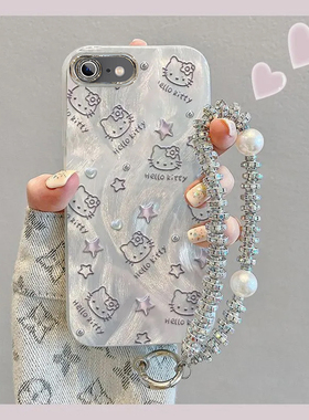 羽纱kt猫苹果SE3手机壳iPhoneSE3情侣全包防摔高级男女可爱套外壳