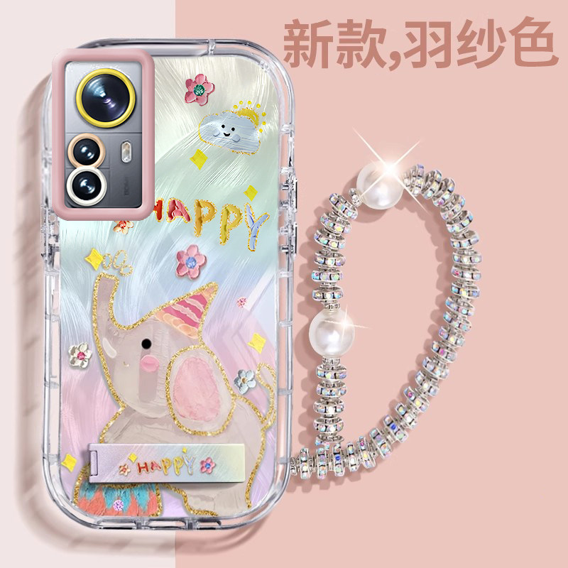 赵露思同款红米K50至尊壳透明2022CP8469全包防摔可爱套外壳