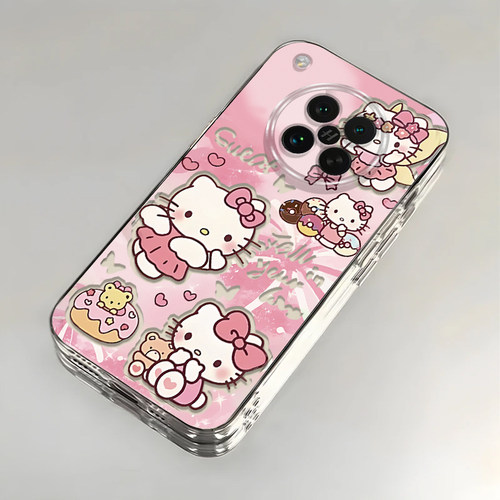 卡通kt猫OPPOFindX8S壳透明PKT110全包防摔软男女可爱套外壳