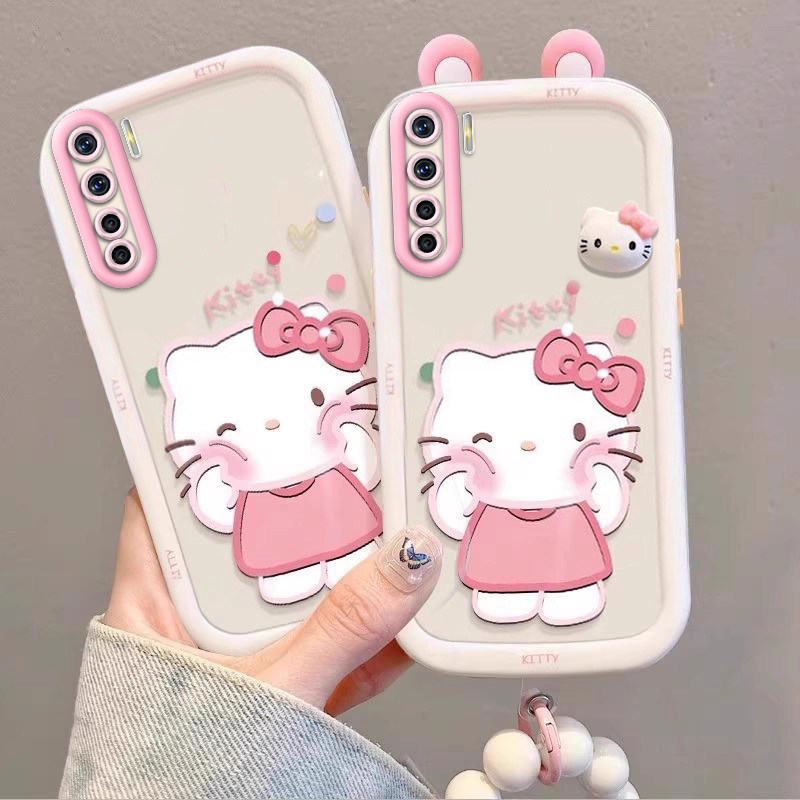 泡芙kt猫OPPOA91壳PCPM00情侣全包防摔软高级男女可爱套外壳