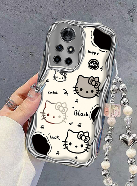 华为鼎桥N8Pro手机壳M40新P50全包智选Hinova9防摔nova10潮nova11软nova12硅胶se薄男女可爱套KT猫pro