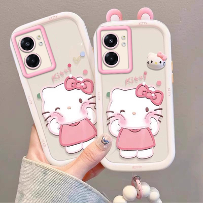 泡芙kt猫RealmeV23壳RMX3571情侣全包防摔高级男女可爱套外壳