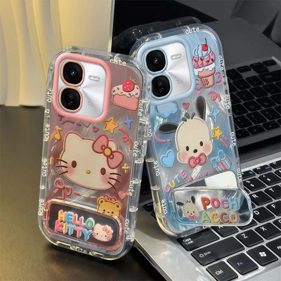 VIVO Y200+手机壳Y300PRO女Y100全包防摔Y77可爱Y76薄Y75男Y51S款Y53S套外壳Y55女新Y72潮Y70S牌VIVOY200+
